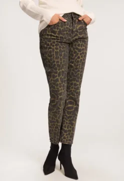 Tapered | Jeans*Silvercreek Faith Leopard Jeans