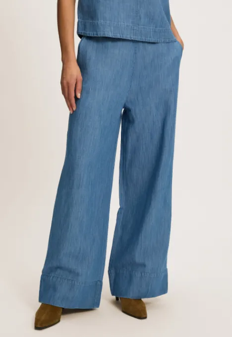 Broeken*Silvercreek Faria Wide Leg Broek