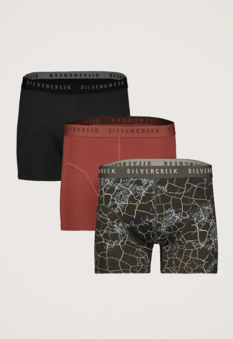 Accessoires | Boxershorts*Silvercreek 3-pack Moss Boxershorts