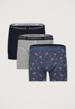 Accessoires*Silvercreek 3 Pack Palm Boxershorts